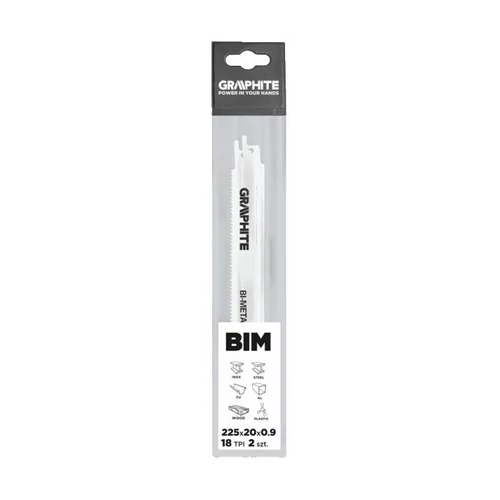 GRAPHITE ORRFŰRÉSZLAP 225*20*0,9 18TPI 2DB