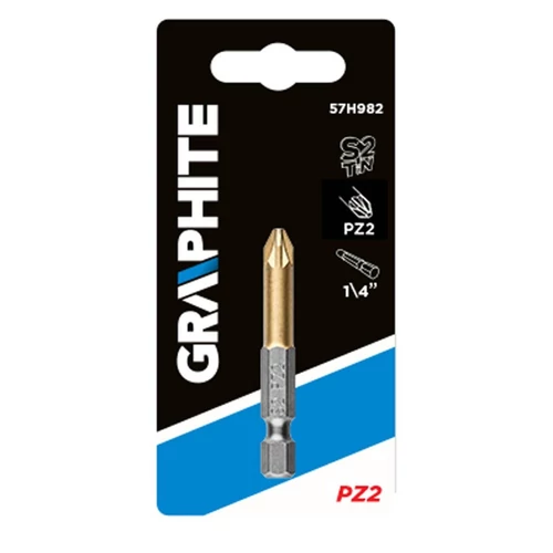 GRAPHITE BITHEGY PZ2 50MM 1/4"