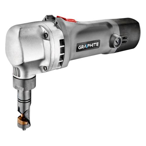 GRAPHITE LEMEZVÁGÓGÉP 500W+KOFFER 0-3mm 2,1kg HULLÁM-ÉS SÍKLEMEZEKHEZ