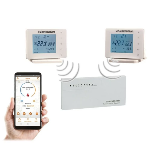COMPUTHERM E800RF WI-FI TERMOSZTÁT VEZ.NÉLK.ÉRINTŐG.VEZÉRL.